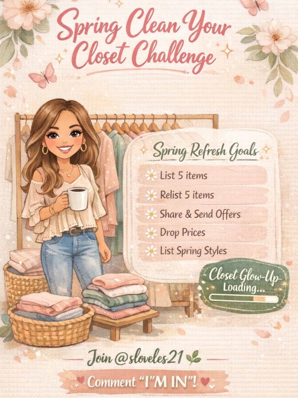 Spring Clean Your Closet Challenge with @sloveles21